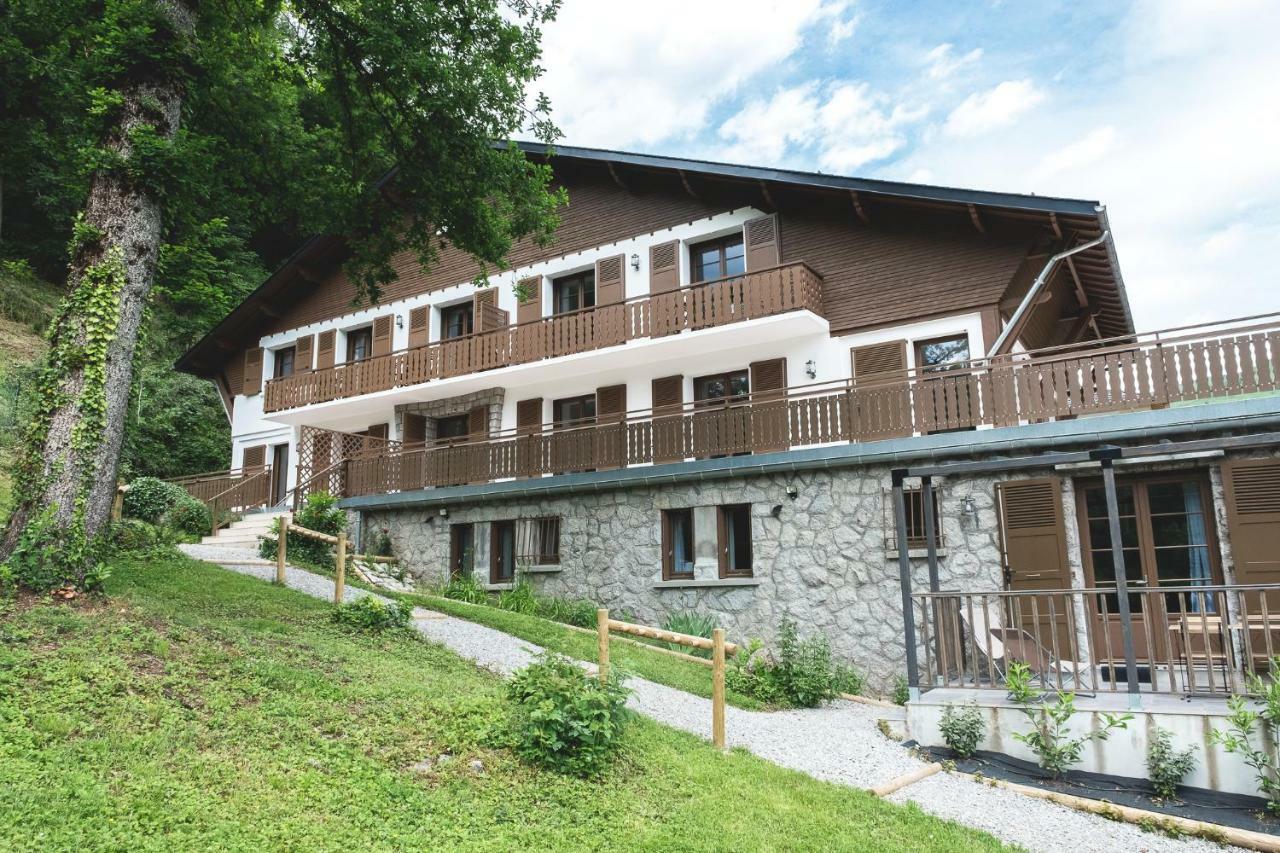 Au Chalet Des Quatre Saisons 阿克斯莱泰尔姆 外观 照片